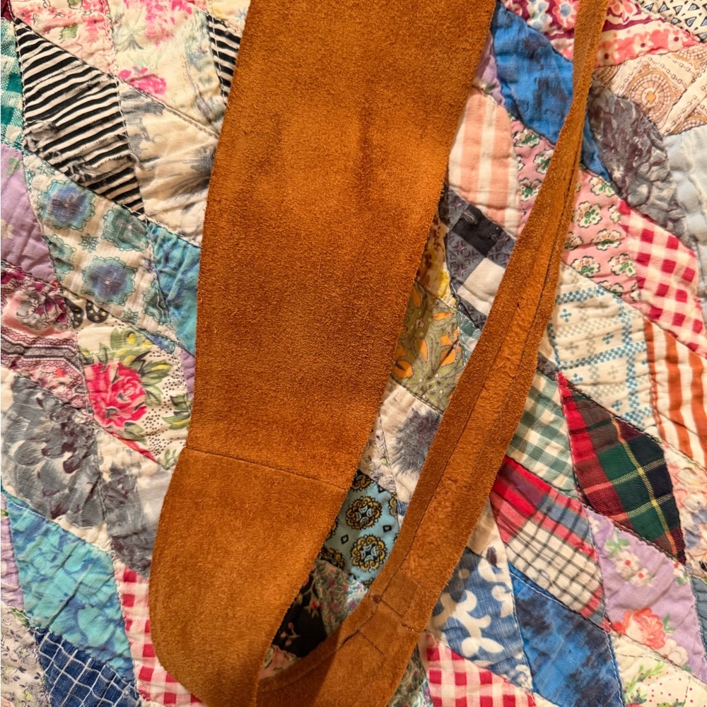 Ada Tan Suede Women's wrap belt - Picture 2 of 4